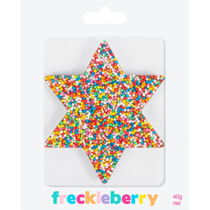 Chocolate freckle star
