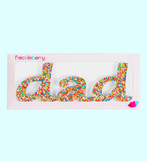 Chocolate Freckle Word - Dad