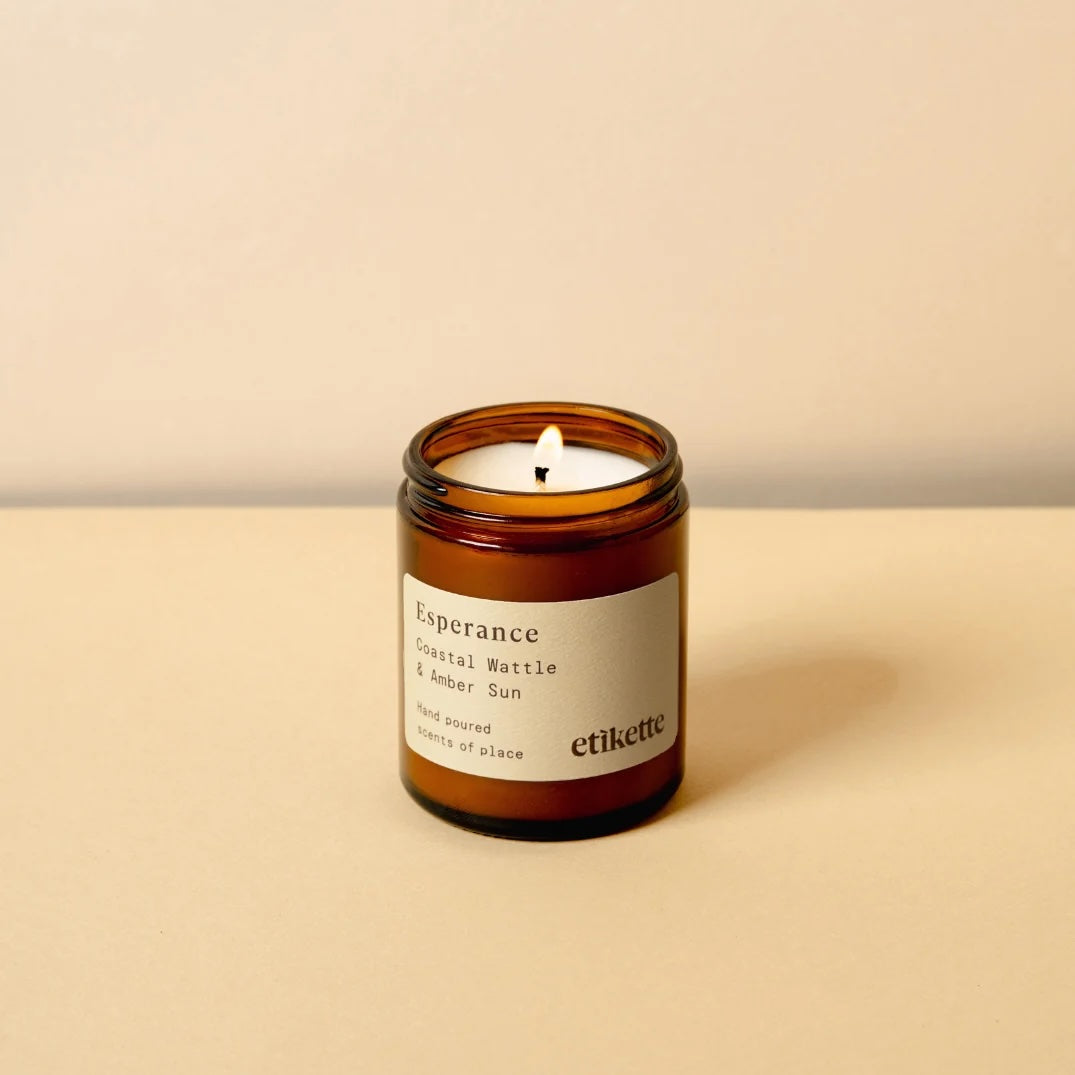 Esperance Candle in Coastal Wattle & Amber Sun
