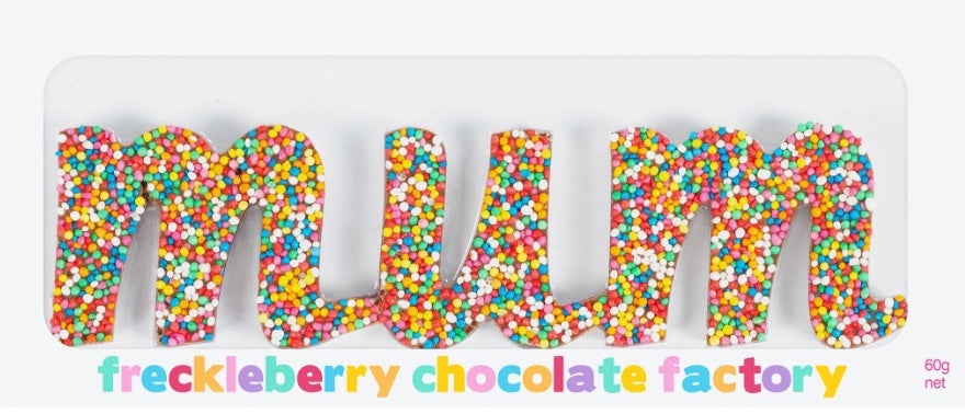 Chocolate Freckle Word - Mum