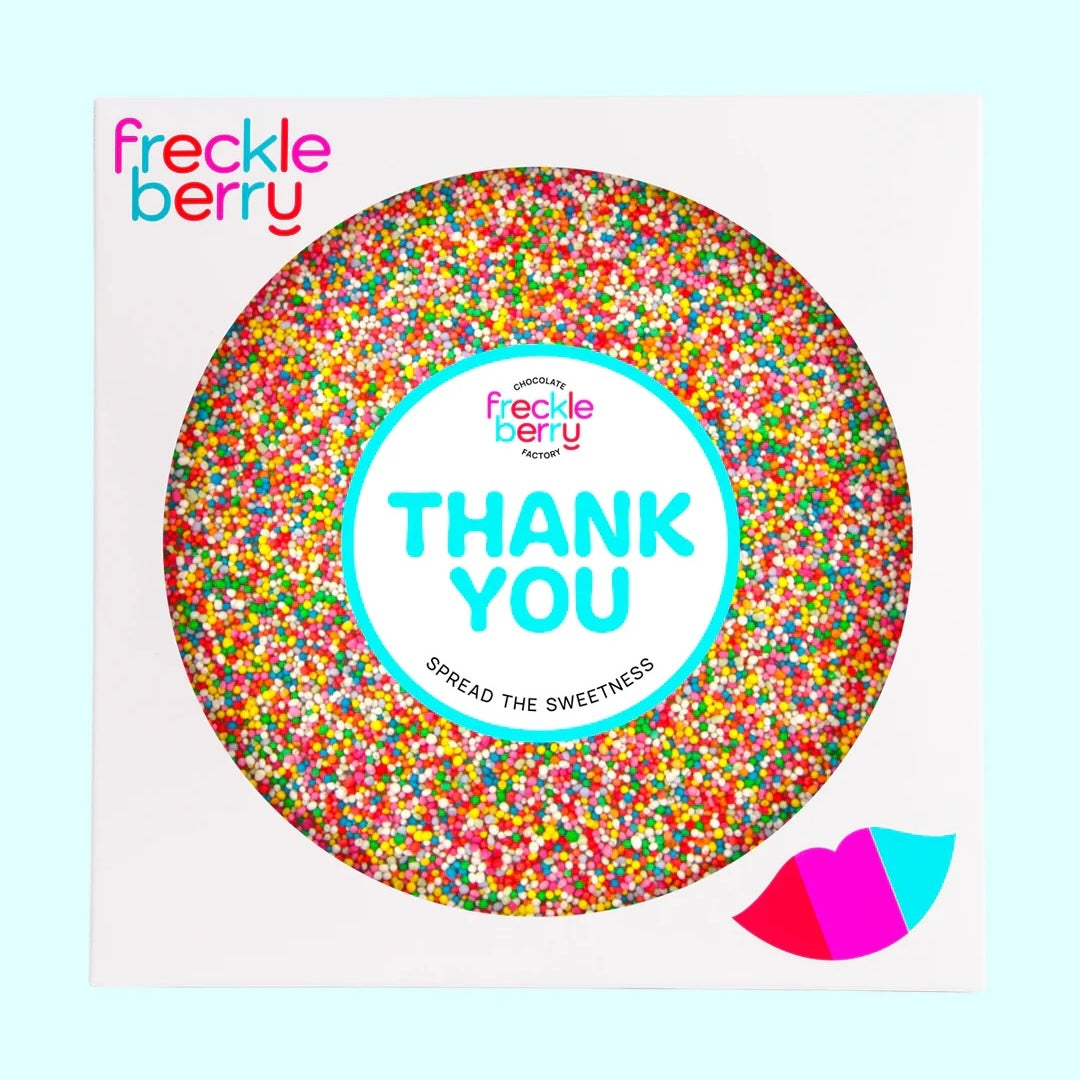 Chocolate Giant Freckle Thank You