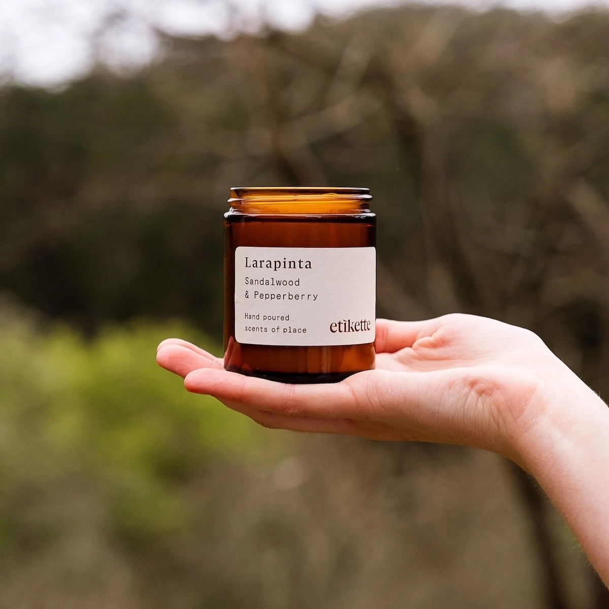 Larapinta Candle in Sandalwood & Pepperberry