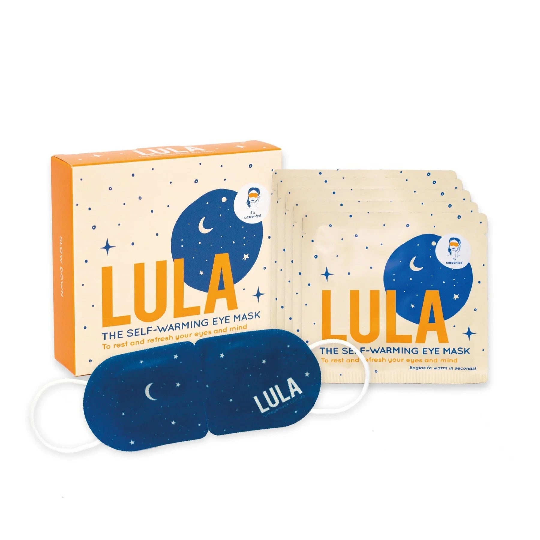 Unscented Self-Warming Eye Mask