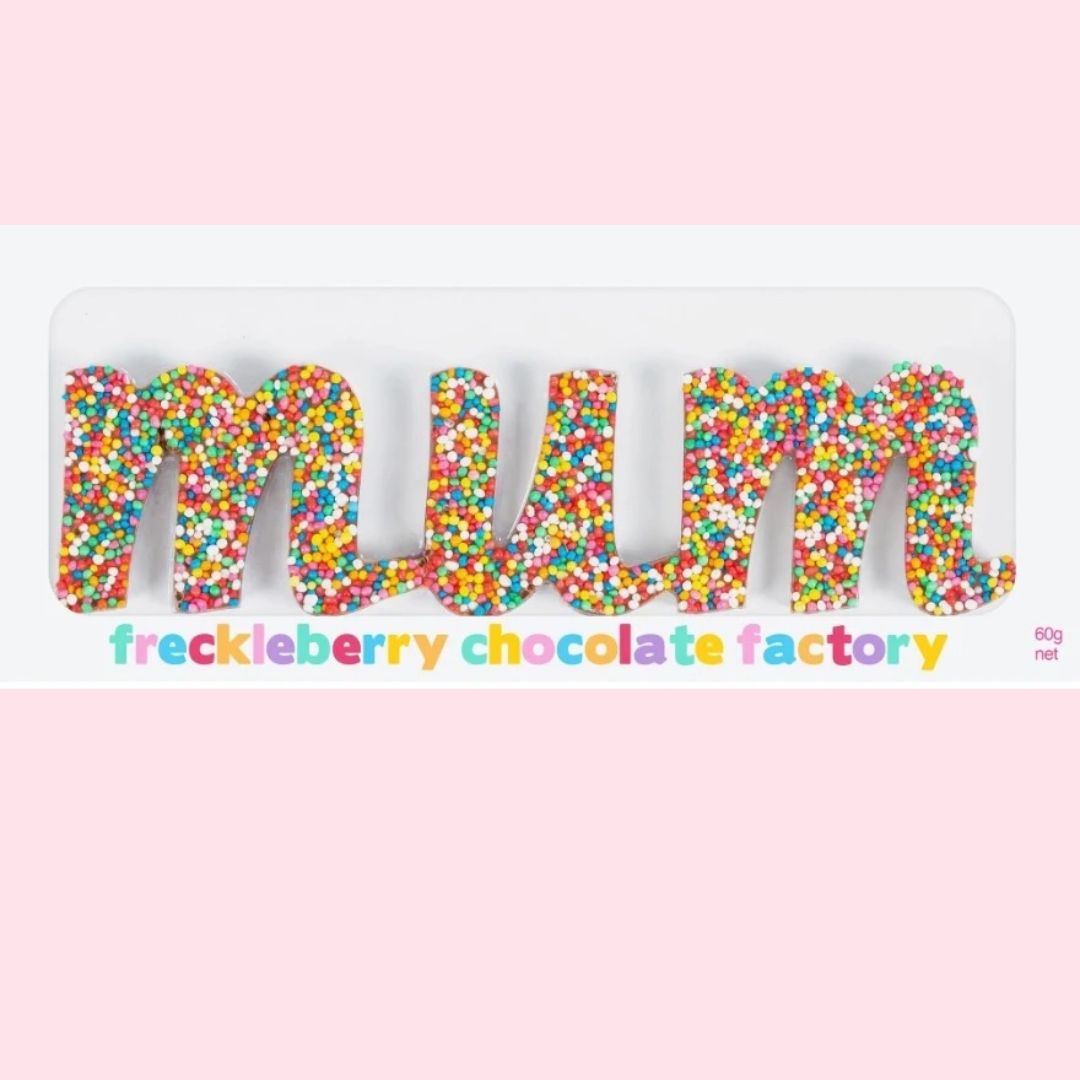 Chocolate Freckle Word - Mum