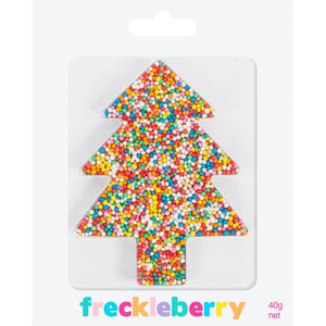 A delicious chocolate freckle tree made with in Australia with Belgian milk chocolate.