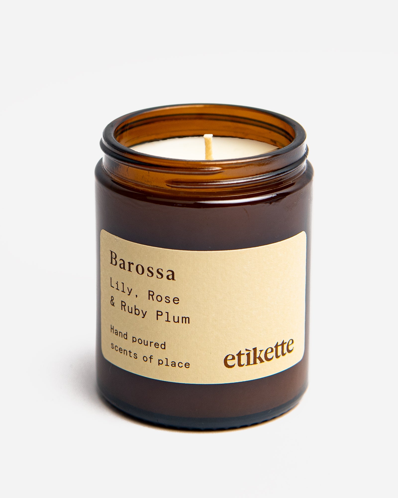 Barossa Candle in Lily, Rose & Ruby Plum