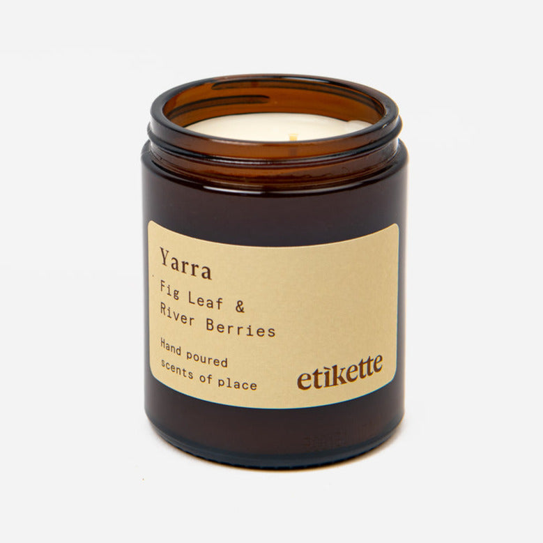Yarra Candle in Fig Leaf & River Berries