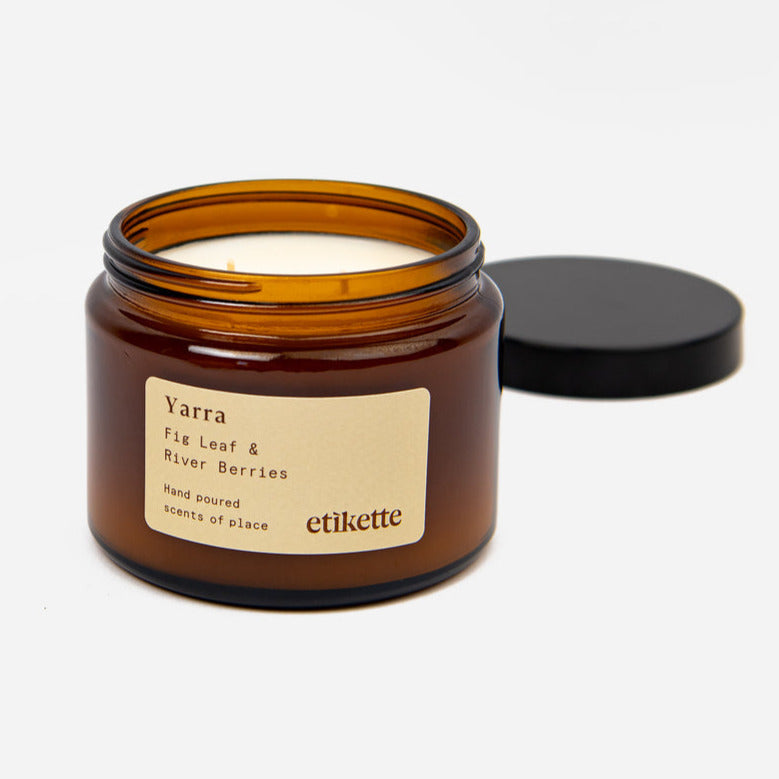 Yarra Candle in Fig Leaf & River Berries