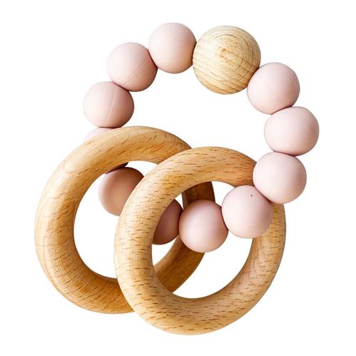 Natural Beechwood & Silicone Teether