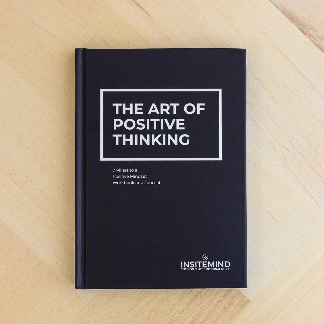 This beautiful 150 page hard cover workbook + journal  is the go to if you want to take control of your self talk  and tame that inner critic. 
