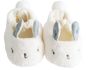 Snuggle Bunny Slippers with Grey Ears