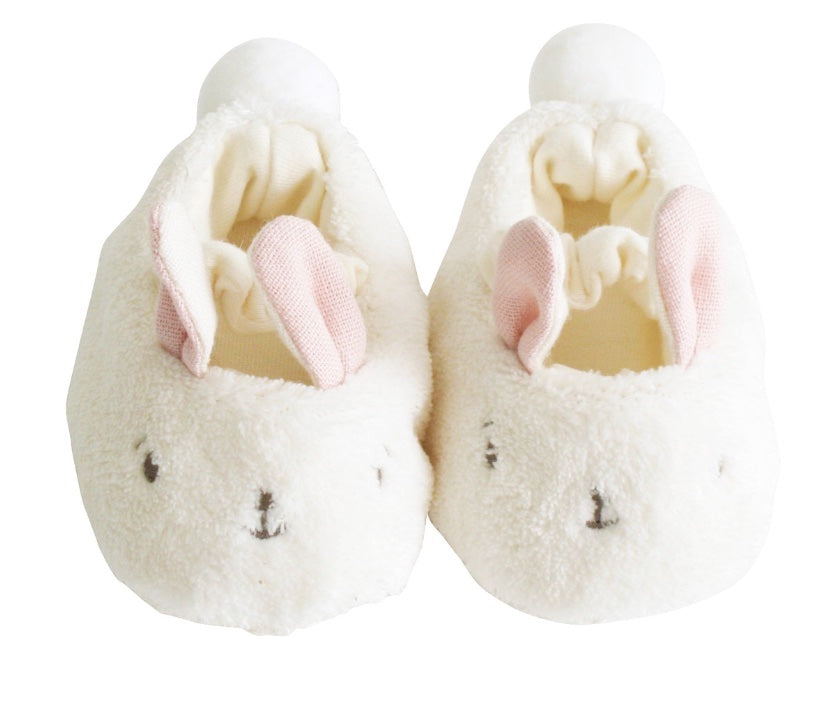 Snuggle Bunny Slippers with Pink Ears